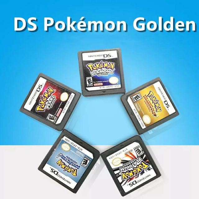 (pre order) Pokémon DS เกมคอนโซลการ์ด Mari ชุดเก่าภาษาอังกฤษสำหรับ Nintendo DS 3DS 2DS USA EUR A8