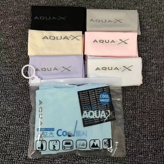 ราคาปลอกแขนกันแดด AQUA-X กันแสง UV กันแดด ผ้าไม่ย้วย ไม่บาง ระบายอากาสได้ดี ไม่อับชื้น  free size (มีซองซิปรูด)
