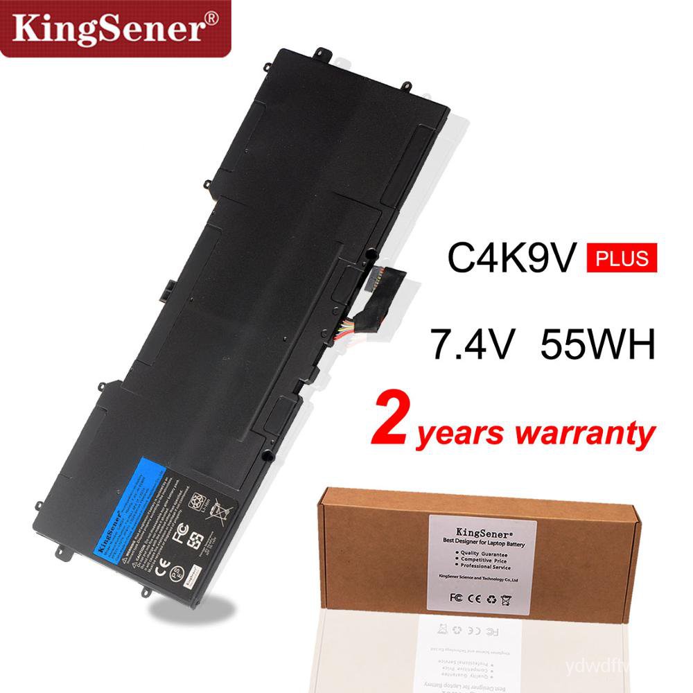 7.4V 55WH Kingsener C4K9V แบตเตอรี่แล็ปท็อปสำหรับ DELL XPS 13 9333 L322X 13-L321X L221x 9Q33 3H76R Y