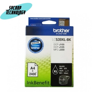 BROTHER INK CARTRIDGE LC-539XLBK  BLACK INK CARTRIDGE FOR DCP-J100(2400 PAGES ISO 24711)