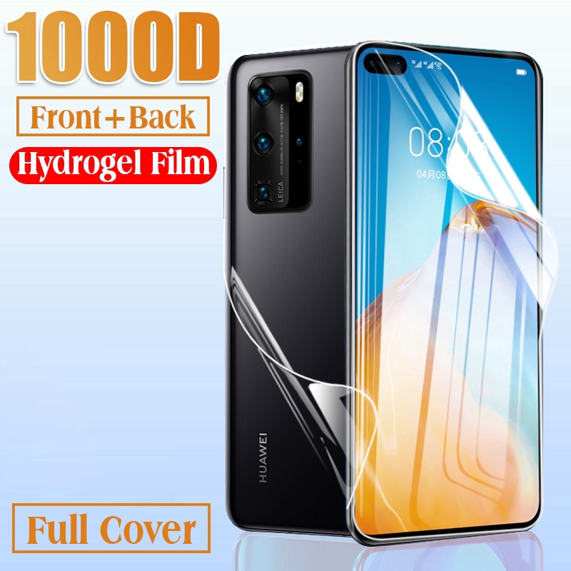 Huawei P40 P30 P20 Pro Mate 40 30 20 Pro Lite Full Coverage Hydrogel Screen Protector