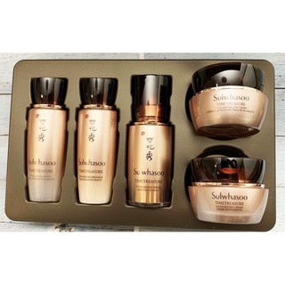 ✅พร้อมส่ง💯ของแท้ Sulwhasoo Timetreasure Kit II (5Items) เซ็ตผลิตภัณฑ์ดูแลผิว 5 ขั้นตอน เพื่อการฟื้นฟูและบำรุงผิว