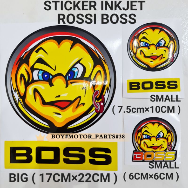 สติ๊กเกอร์ INKJET ROSSI BOSS Y15ZR Y16ZR LC135 RSX RS150