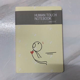 สมุดโน๊ตลาย human touch💛