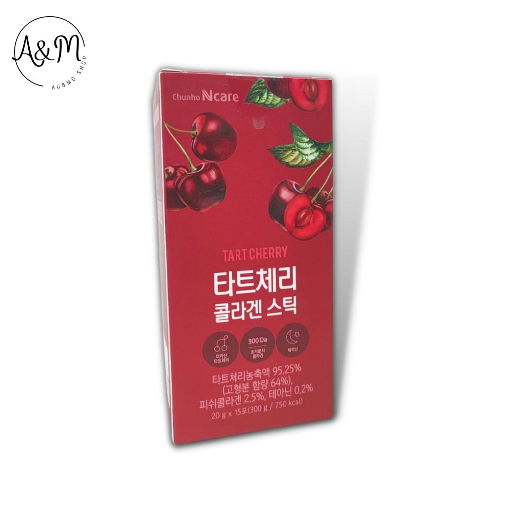 Tart Cherry Collagen Jelly ชุงฮ็อนแคร์ ทาร์ตเชอร์รี่ คอลลาเจนเจลลี่ ( 1กล่องมี 15 ซอง