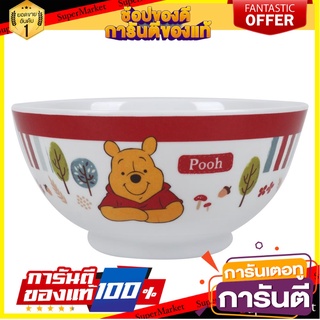 ชามเมลามีน 6" FLOWERWARE POOH WOODLAND อุปกรณ์ใส่อาหาร MELAMINE BOWL 6" FLOWERWARE POOH WOODLAND