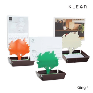 KlearObject Ging4 memo holder กล่องใส่กระดาษโน๊ต กล่องใส่นามบัตร วางรูปภาพเก็บโปสการ์ด ของใช้บนโต๊ะทำงาน กล่องอะคริลิค