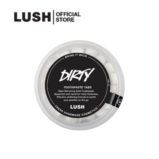 LUSH  ยาสีฟันอัดเม็ด DIRTY TOOTHPASTE TABS 50g