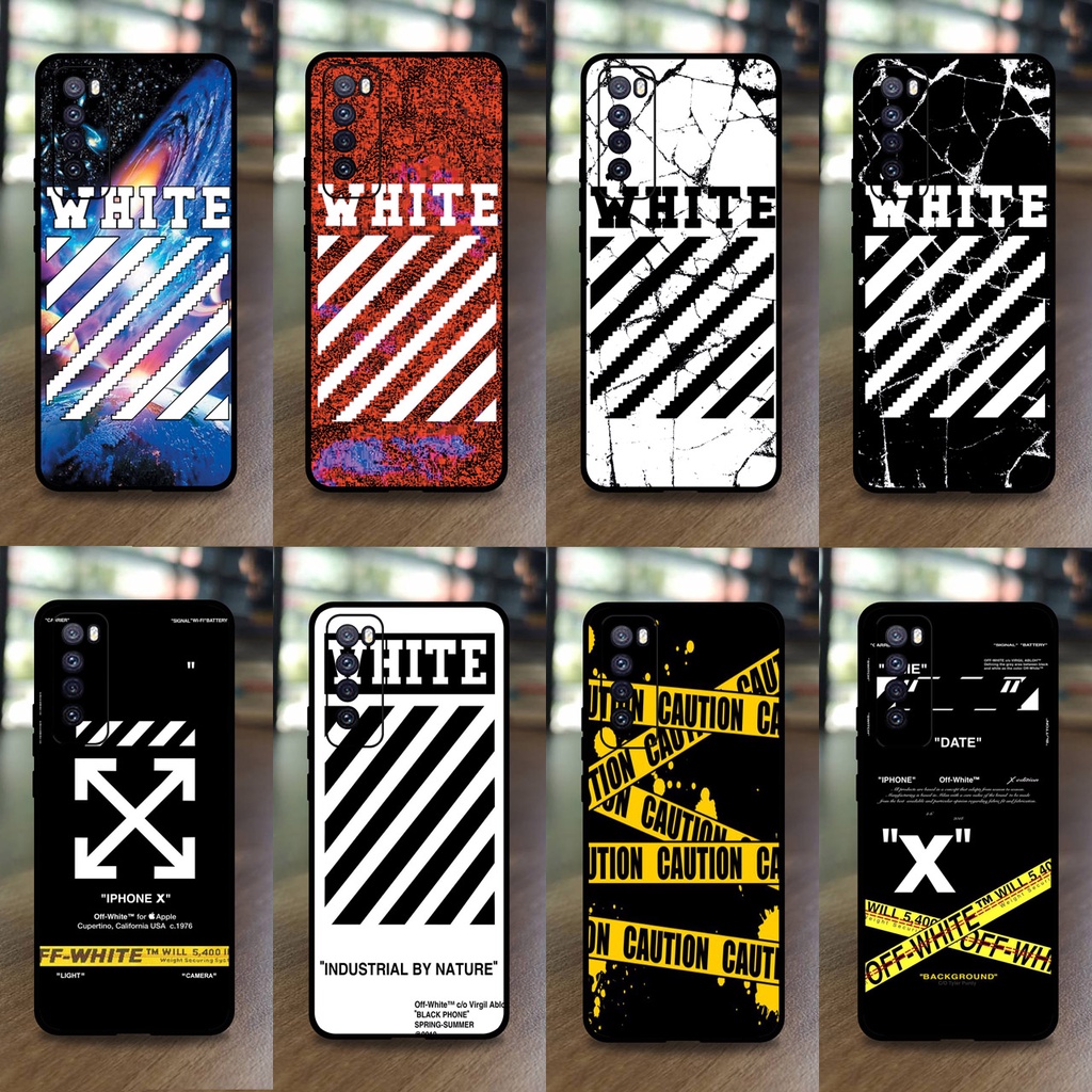 เคส Huawei Nova 7 ลายWhite ขอบนิ่มหลังแข็ง เคสมือถือ เคสโทรศัพท์ Case เคส TPU ขอบนิ่มหลังแข็ง ไม่ขูดตัวเครื่อง ไม่กัดขอบ