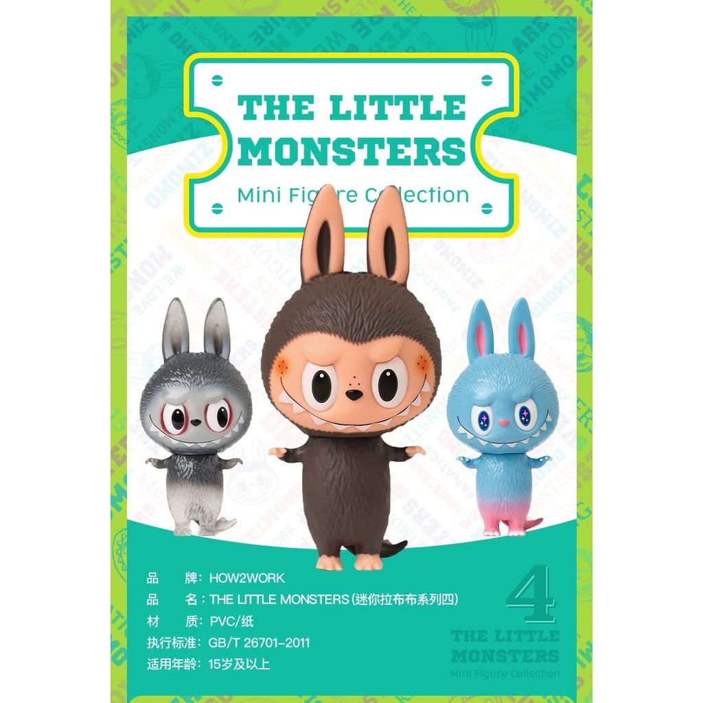 🔥 พร้อมส่ง 🔥  The Little Monster Zimomo Blind Box Series 4 by Kasing Lung x How2work