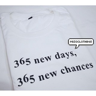 "365" เสื้อยืดสกรีน สวมใส่สบาย