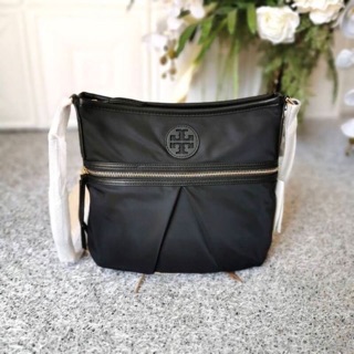 📌Latest Tory Burch Black  Nylon Swing Pack Messenger Crossbody