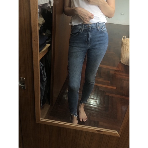 กางเกง topshop jeans Jamie Petite W25