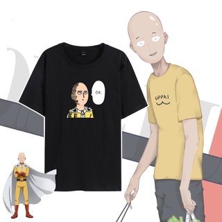 DRG One Punch Man อะนิเมะการ์ตูนญี่ปุ่นเสื้อยืดเสื้อยืด Baju เสื้อแขนสั้นนิเมชั่นอุปกรณ์ต่อพ่วงเครื่องแต่งกายคอสเพลย์ เส