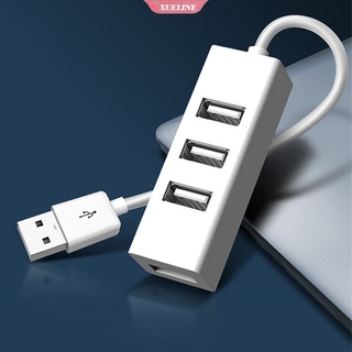 อะแดปเตอร์ฮับแยก USB 2.0 Hi-Speed 4 พอร์ต สําหรับคอมพิวเตอร์ PC [ZL]