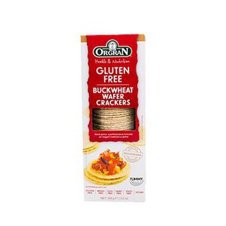 Orgran Buckwheat Wafer Crackers 100gm ออร์แกรนบัควีทเวเฟอร์แครกเกอร์ 100 กรัม