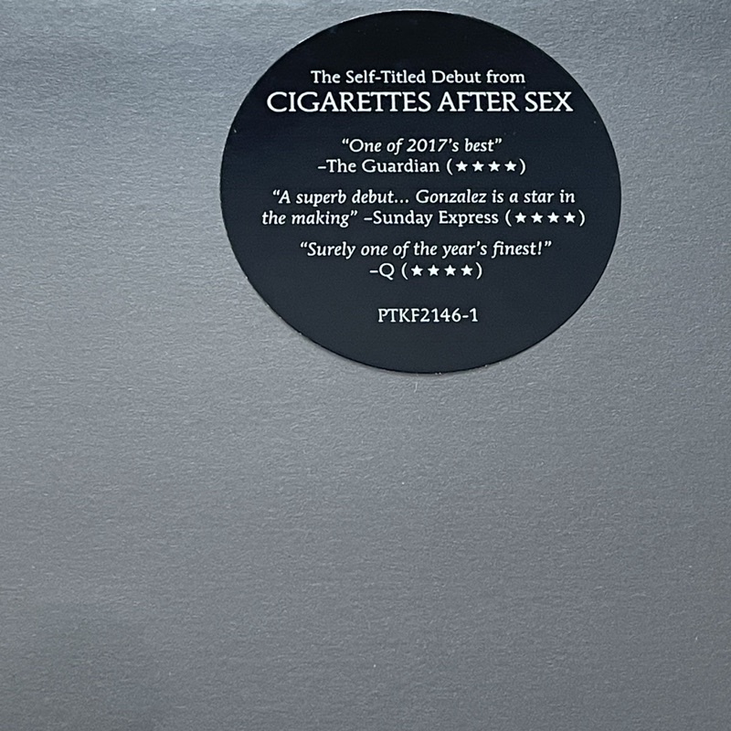 แผ่นเสียง Cigarettes After Sex อัลบั้ม Debut Vinyl Lp Album แผ่นเสียงมือหนึ่ง ซีล