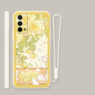 Dmy เคสซิลิโคนนิ่ม ลายกระต่ายน่ารัก กันกระแทก สําหรับ OPPO Realme GT X7 pro X50 GT master neo2 XT 9i 9 pro 8 8i 7 7i 6 pro 6i 5 C11 C12 C15 C21Y C31 C35 5 5i