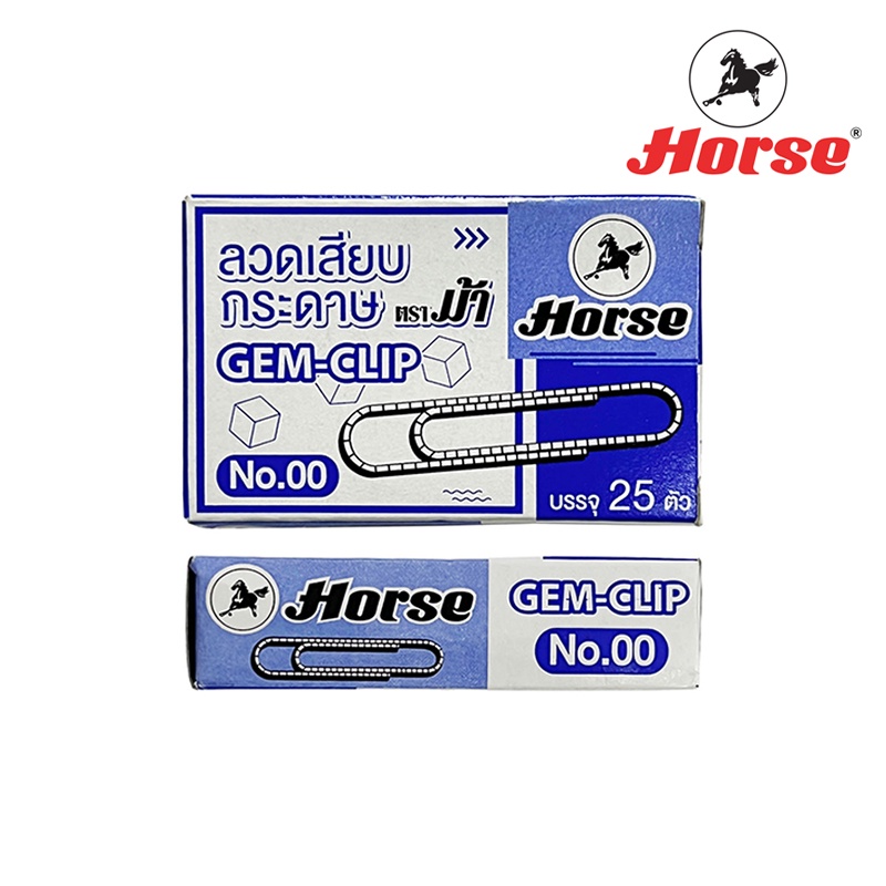 HORSE مشابك ورق دائرية 50 مم (25 مشبك) — صورة 5