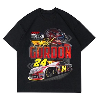 เสื้อยืดสีขาวเสื้อยืด ลาย Nascar RUMBLE JEFF GORDON VINTAGE | เสื้อยืด ลาย RACING CAR | เสื้อผ้า สีดํา สําหรับรถแข่งS-4X