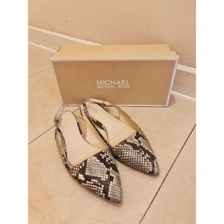 รองเท้า MICHAEL KORS: phython sling back เเท้ 100%