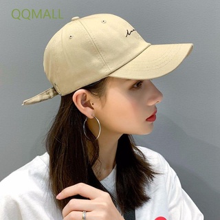 QQMALL Simple Baseball Caps Women Embroidery Sun Hats Summer Casual Cotton Hop Hip Snapback Unisex Letter Caps/Multicolor