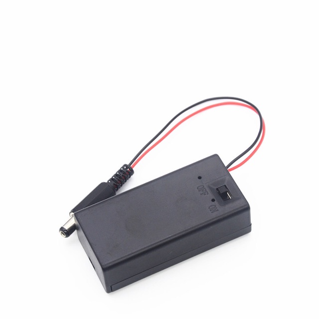 รางถ่าน9V กระบะถ่าน9V กล่องถ่าน 9V สำเร็จรูปออกสายDC