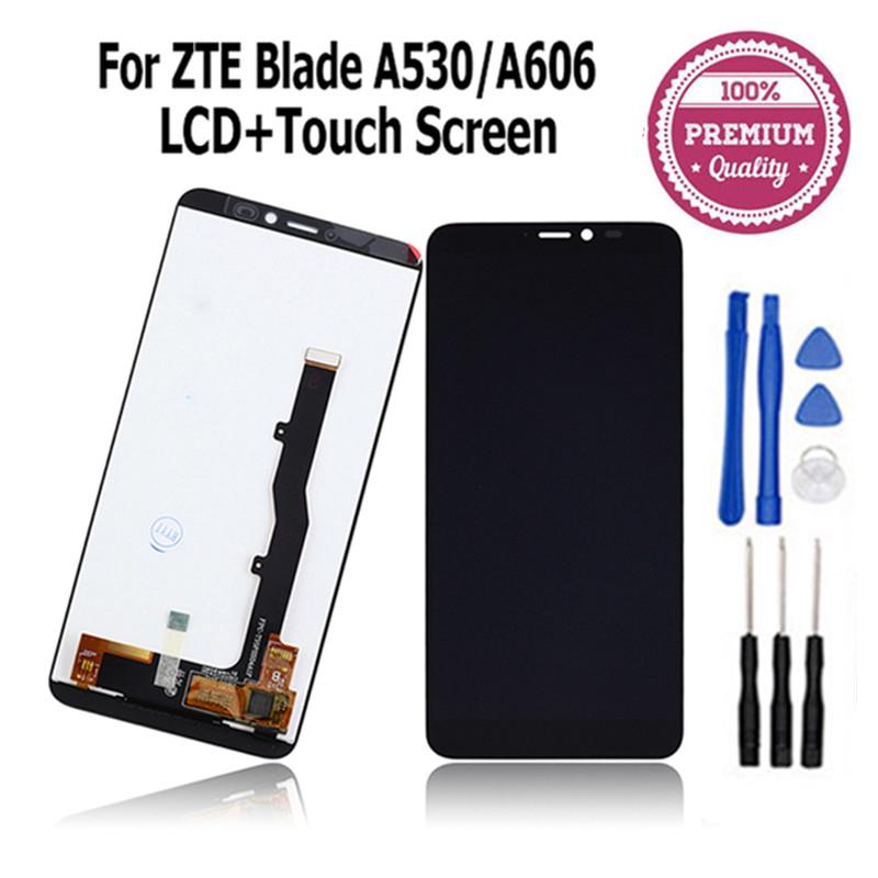 ฟิล์มติดหน้าจอทัชสกรีน LCD พร้อมเครื่องมือ สำหรับ 5.45" ZTE Blade A530 A606