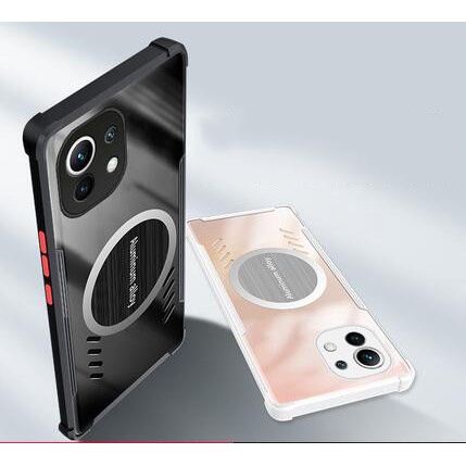 Xiaomi Mi 11/11 Lite/11 Ultra เคสแข็ง ขอบซิลิโคน นิ่ม แข็ง อะคริลิค กันกระแทก เล่นเกม ระบายความร้อน เคสด้านหลัง