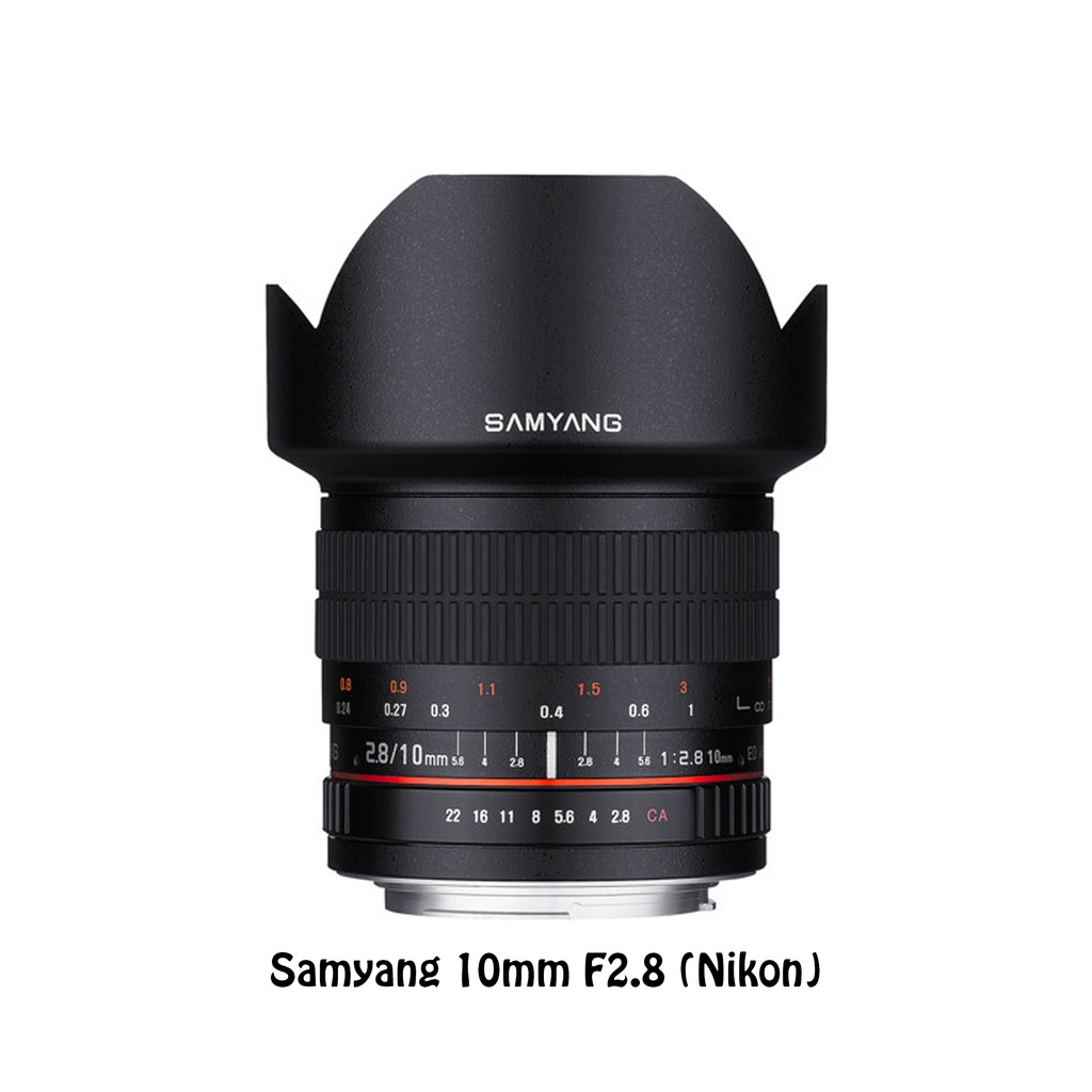 [SPECIAL CLEARANCE] Samyang 10mm F2.8 ED AS NCS CS Lens (Nikon F Mount ...