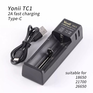 เครื่องชาร์จแบตเตอรี่ Yonii TC1 ชาร์จเร็ว 2A แอม type C