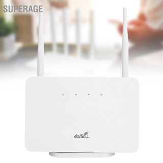 Superage 4G Wifi เราน์เตอร์มือถือไร้สาย Wan + พอร์ต Lan รองรับ Sim Card สําหรับ Windows 110-240V