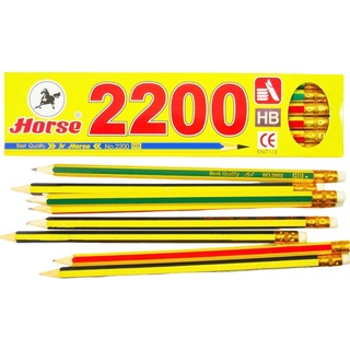 ดินสอดำ “Horse” HB H-2200 (กล่อง/12 แท่ง)