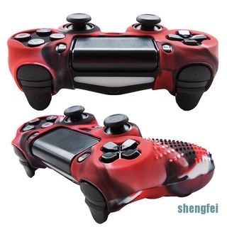 (Shengfei) เคสยางซิลิโคน ลายพราง สําหรับ Playstation 4 Ps4