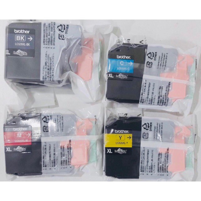 ตลับหมึกแท้ Brother LC539xl BK,LC535C,LC535M,LC535Y 539 535 -ตลับ ไม่มีกล่อง