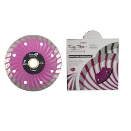 KING TOYO K1DB-8000TB 4" WAVED TURBO DIAMOND BLADE