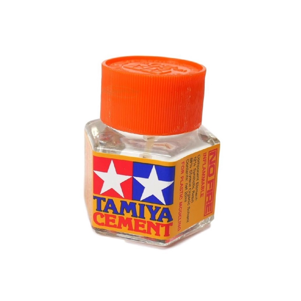 Tamiya Tools - Plastic Cement (small) 20ml - Orange Model Glue