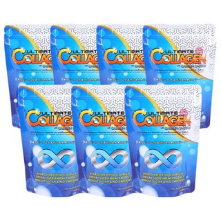 (50 G. จำนวน 7 ซอง)  ULTIMATE COLLAGEN AND CALCIUM LACTATE อัลติเมทคอลลาเจนผสมแคลเซียม