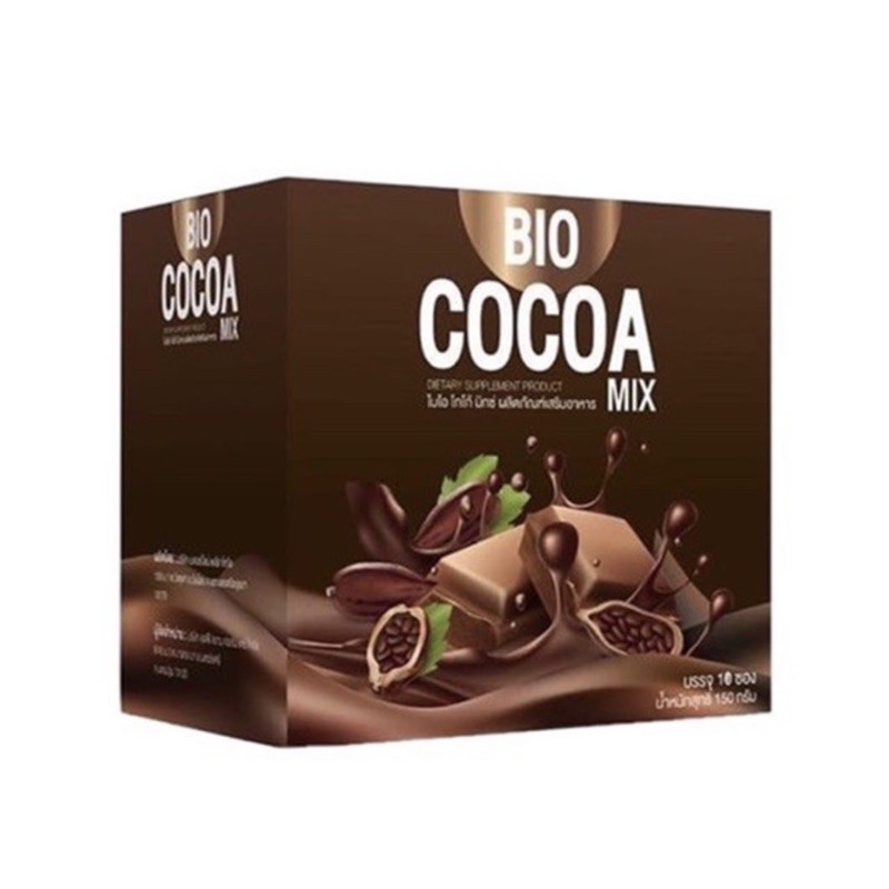 โกโก้ไบโอ Bio cocoa mix  คุมหิวดีท๊อก1กล่อง12ซอง