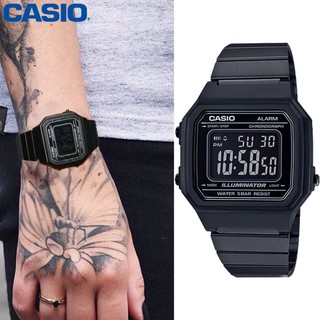 Veladeedee นาฬิกา Casio (คาสิโอ) (ประกัน CMG 1ปี) Digital สายสแตนเลส รุ่น B650WB-1B (สีดำ)