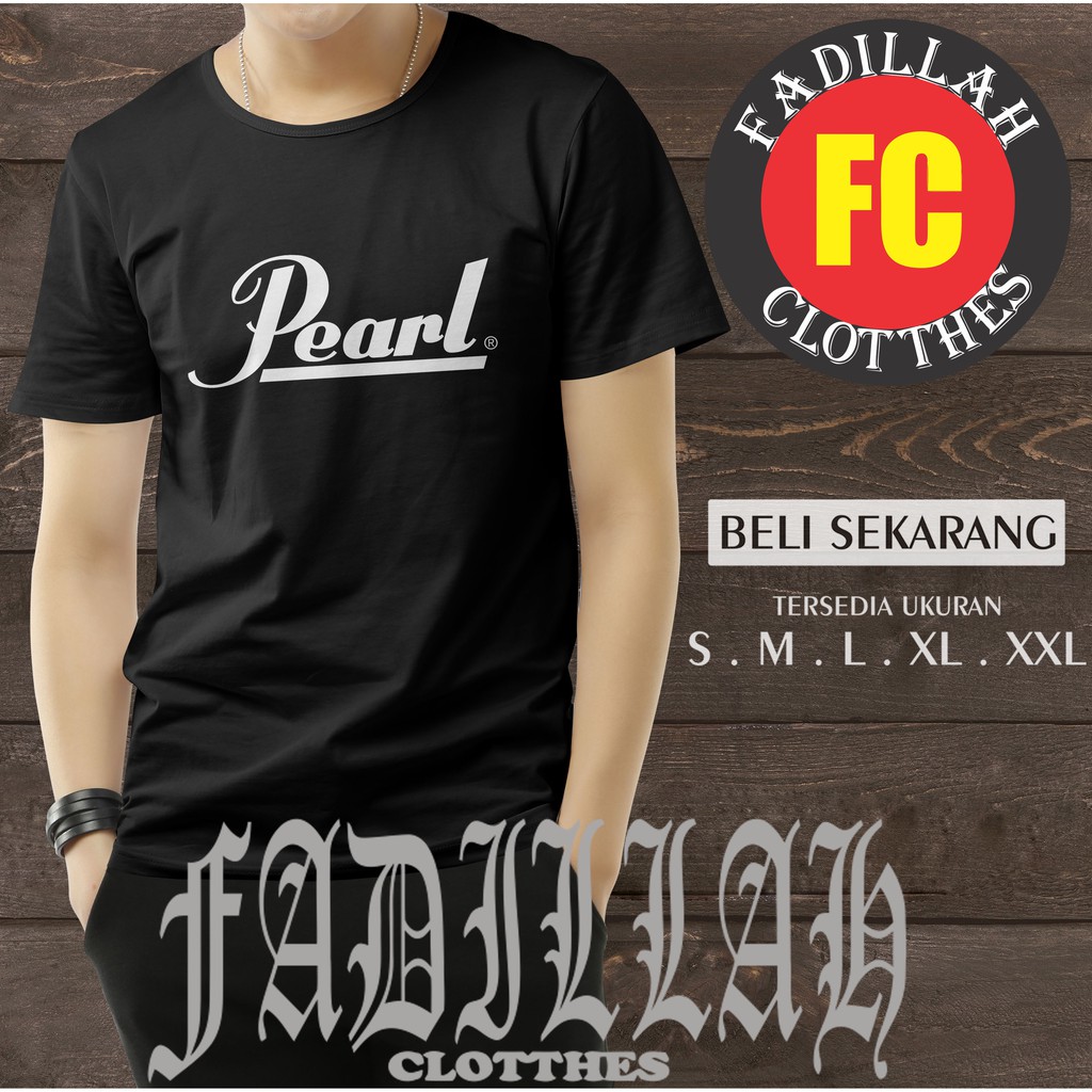 Pearl Drum Logo T-shirt Music T-shirt