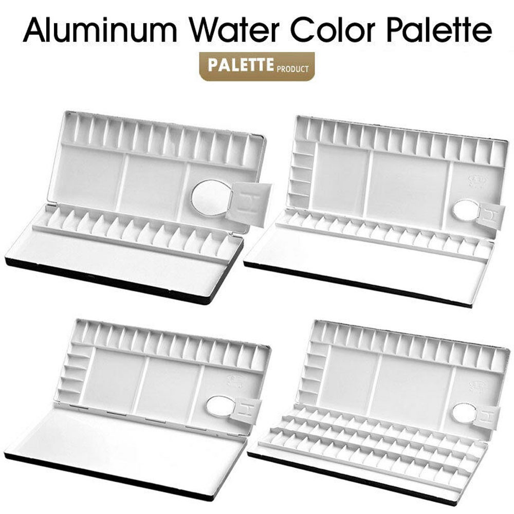 Heung il aluminio Watercolor paleta 13,20,26,30,35,39,65 compartimentos pintura no-420 
