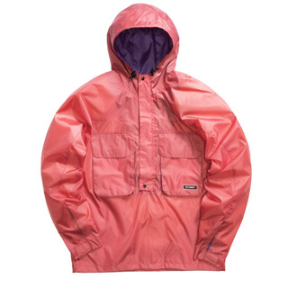 SLUM LTD - STUSSY DRIFT PULLOVER JACKET Pink