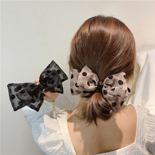 Girl lace bow hair clip Hair ring 2 model 2 colours choose