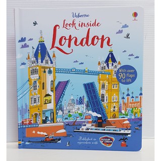 Look inside London เหมาะสำหรับ 4 ขวบ+  Board book กระดาษแข็งทุกหน้า with flaps