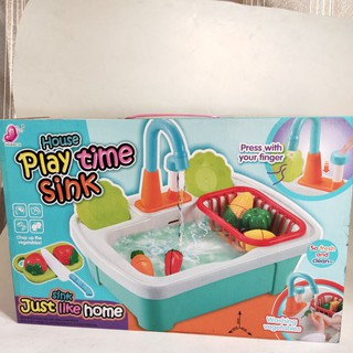 ซิงค์ล้างจานผลไม้ ของเล่นพลาสติก House Playtime Sink