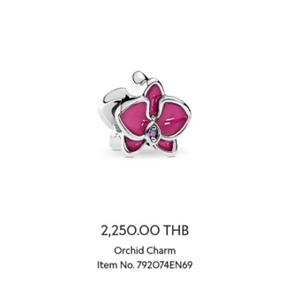 Pandora Orchid Charm