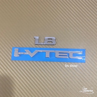 โลโก้ 1.8 i-VTEC ติด CIVIC FD ราคาต่อชุด 2 ชิ้น