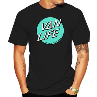 เสื้อผ้าผชเสื้อยืด พิมพ์ลายโลโก้ vanlife cruz van love campervan living the dream แฟชั่นฤดูร้อน สําหรับผู้ชายS-5XL