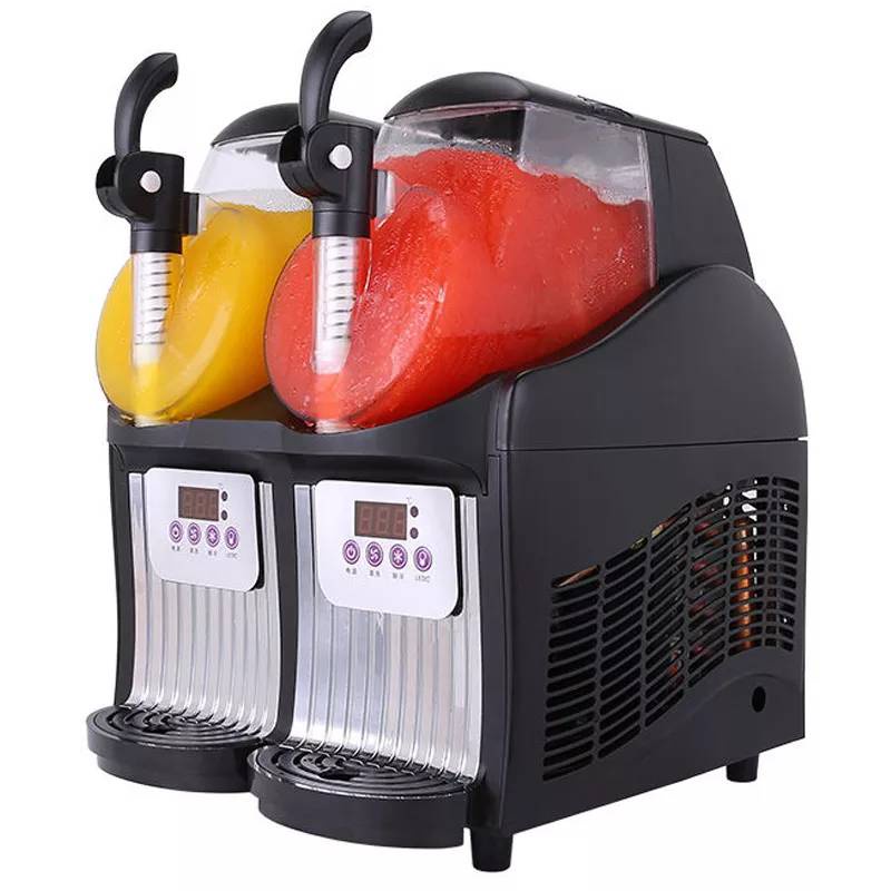 เครื่องปั่นน้ำหวานเกล็ดหิมะสมูทตี้ ถังคู่ เครื่องดื่มหิมะน้ำแข็ง